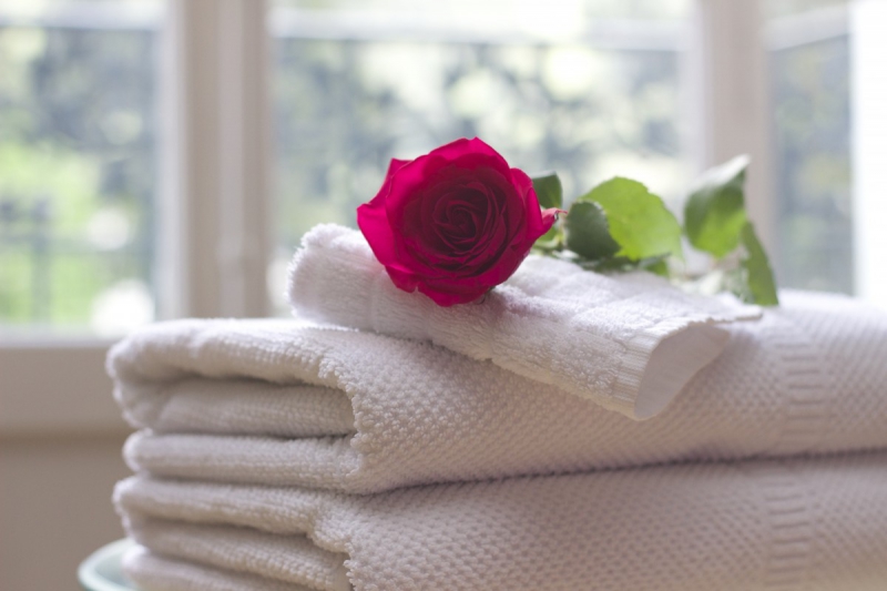 hotel-ENTRAUNES-min_towel_rose_clean_care_salon_spa_white_bath-731641